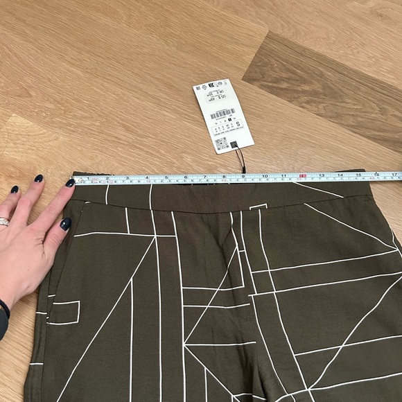 Zara geometric print blazer and pants set size small - Picture 3 of 6